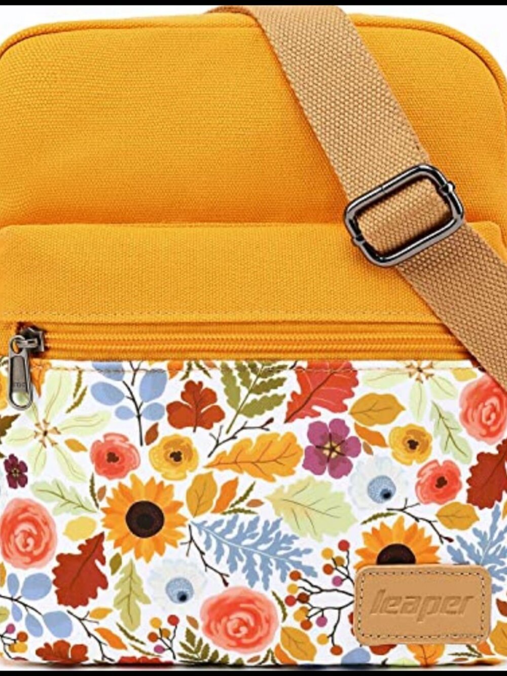 Leaper Girls Crossbody Bag Set 2 PCS Canvas Messenger Purse